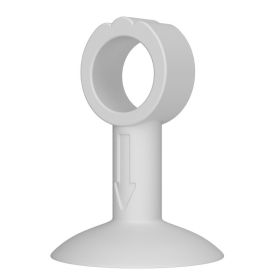 Door Handle Protective Pad Mute Household Anti-collision Silicone Artifact Punch-free (Color: White)