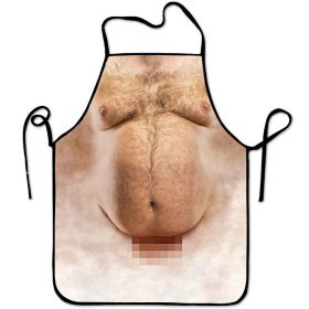 Funny Personality Creative Apron Cute Couple (Option: 4style-80 Ã— 60cm)