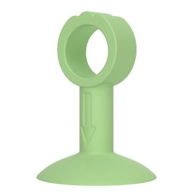 Door Handle Protective Pad Mute Household Anti-collision Silicone Artifact Punch-free (Color: Green)