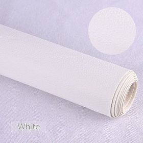Litchi Self-adhesive Leather Refurbished Bedside And Sofa Repair Patch Leather Patch (Option: White-137x100cm)